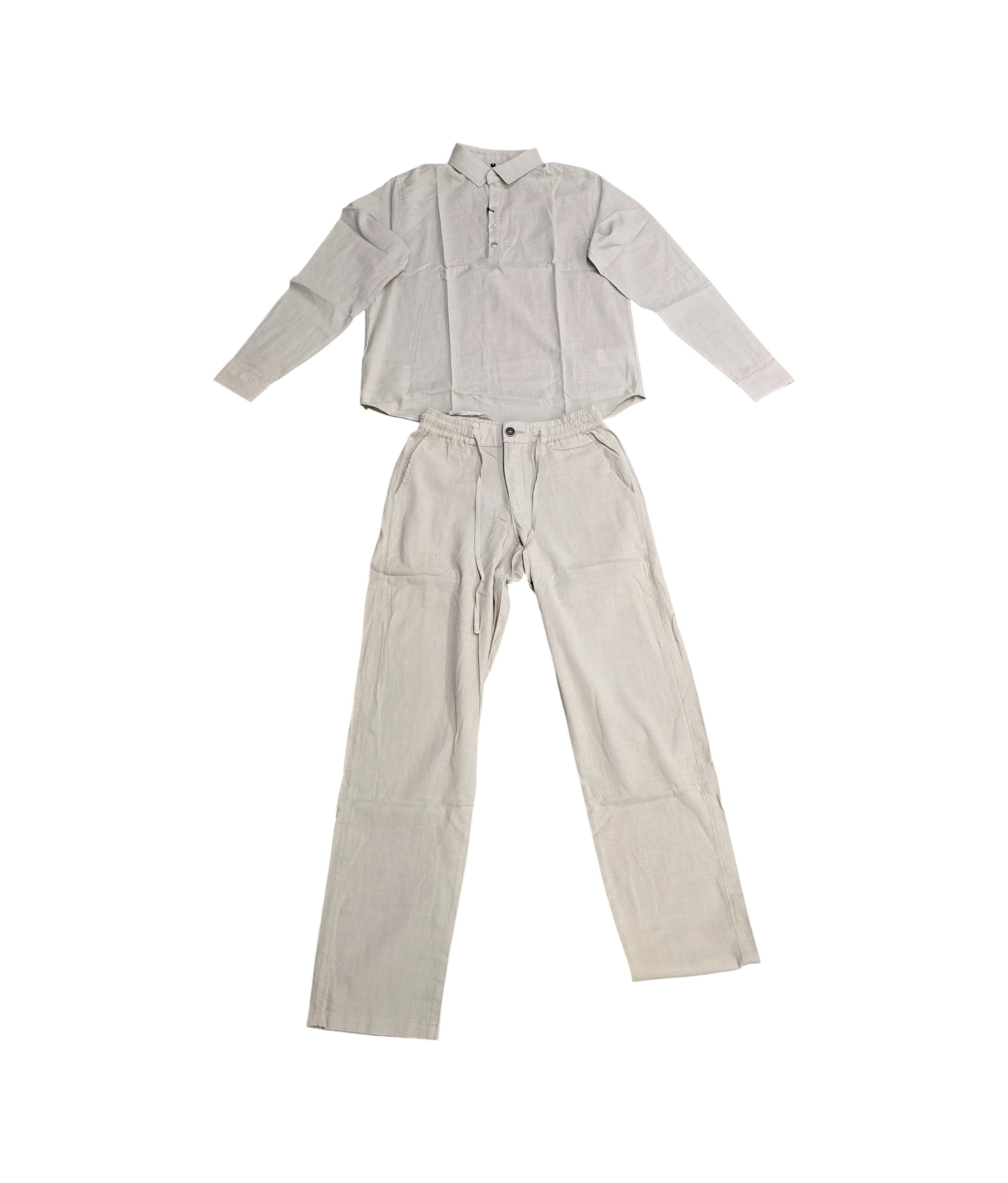 CONJUNTO CAM. ML & PANTALON | TEXTURA LINO | BG O. | HOMBRE