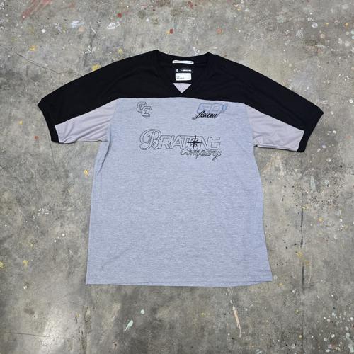 CAMISETA TALLA L - RF - COD104 - 90S FLAVAUR - BASIC TSHIRT - GRIS