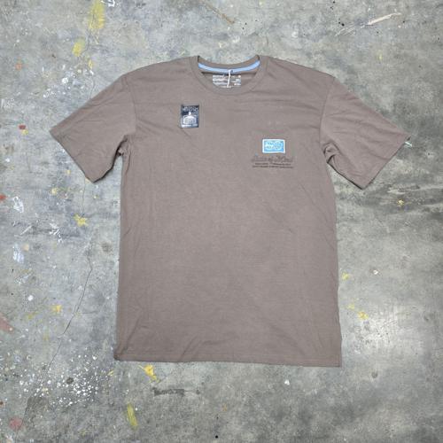 CAMISETA TALLA M - BF - COD104 - LETRAS 3D - BOXY FIT BASIC TSHIRT - CAFÉ