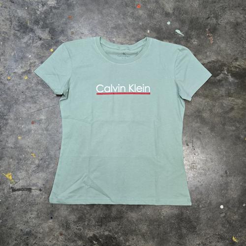CAMISETA TALLA XL - RF - COD3 - BASIC - COTTON FIT - VERDE /BLANCO