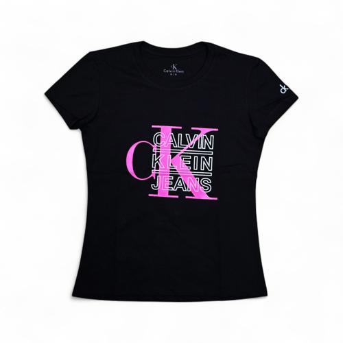 CAMISETA TALLA 2XL - RF - COD3 - BASIC - COTTON FIT - NEGRO