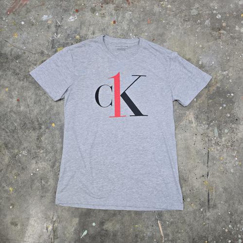 CAMISETA TALLA L - RF - COD3 - ESTAMPADO CENTRO - BASIC TSHIRT - GRIS