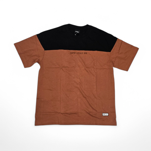 CAMISETA TALLA L - OV - COD147 - BASE - BASIC BOX F - NARANJA/NEGRO