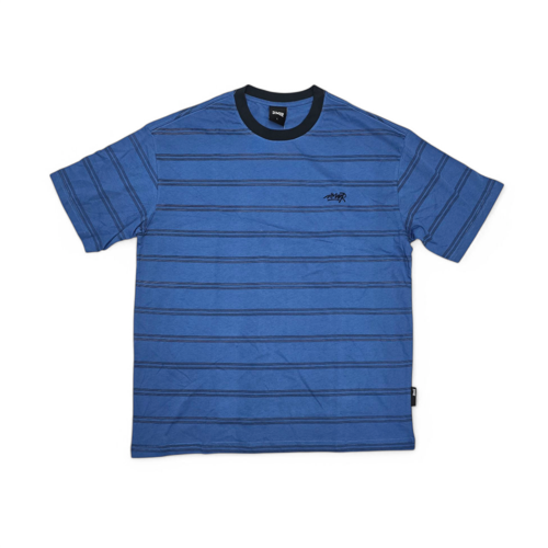 CAMISETA TALLA L - OV - COD147 - CORNET - BASIC OVERS - AZUL ELECT / AZ (RAYAS)