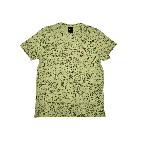 CAMISETA TALLA L - RF - COD147 - CAT - NUDE - URBAN INF - VERDE CLARO
