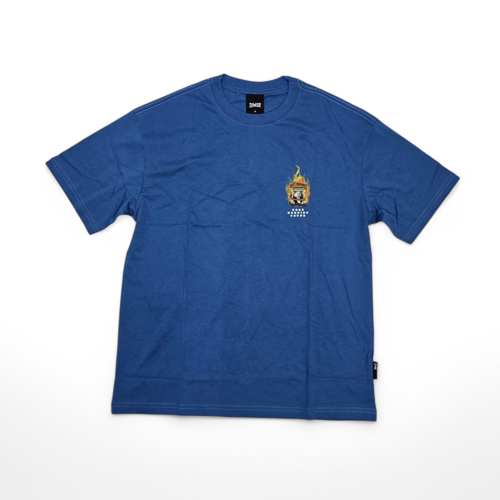 CAMISETA TALLA M - OV - COD147 - ONEDOLAR - BASIC OVERS - AZUL / AMAR.