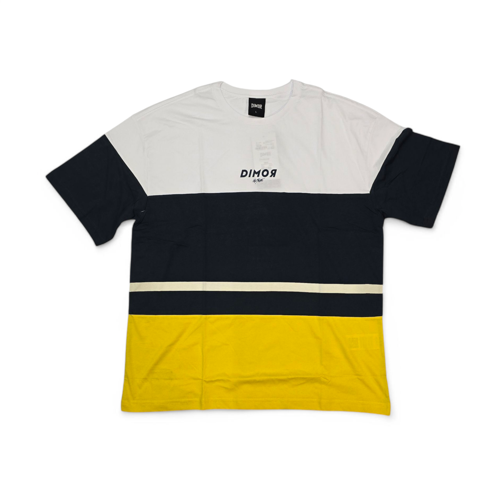 CAMISETA TALLA L - OV - COD147 - CRUD - BASIC BOX F - BLANCO / AZ ACER.