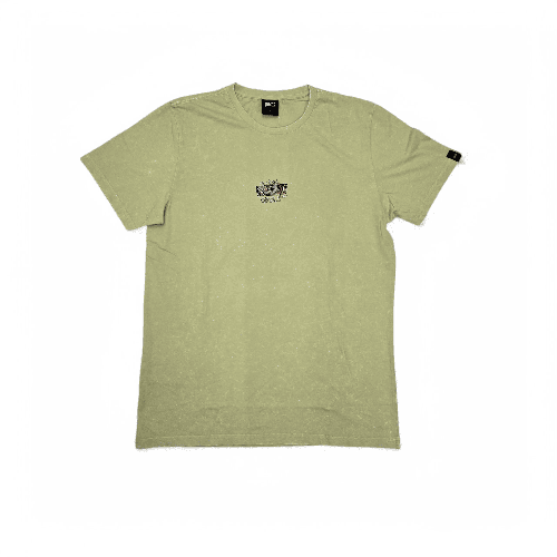 CAMISETA TALLA L - RF - COD147 - MIT - ACID WASH EFEC - VERDE CLARO