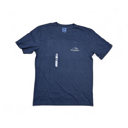 CAMISETA TALLA XL - RF - COD164 - CLASICS - BASIC - AZUL MARINO