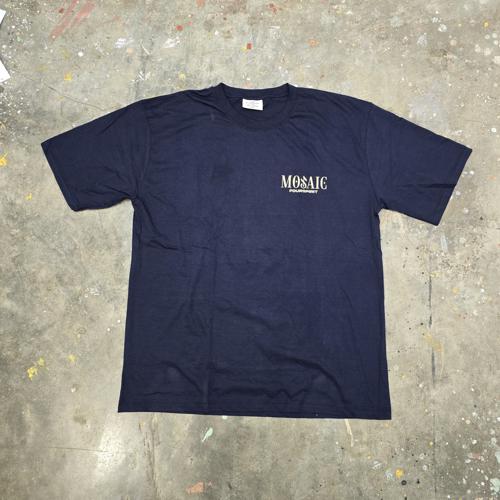 CAMISETA TALLA L - RF - COD115 - MOSAIG  - BASIC TSHIRT - AZUL MARINO