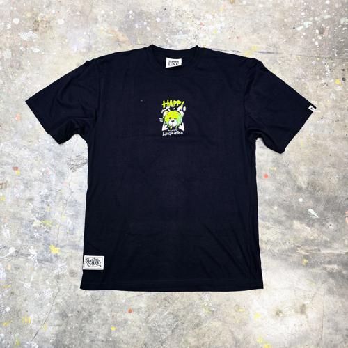 CAMISETA TALLA STD - M/L - OV - COD01 - OVER CLASSIC / INM - URBAN BASIC NEGRO/VERDE