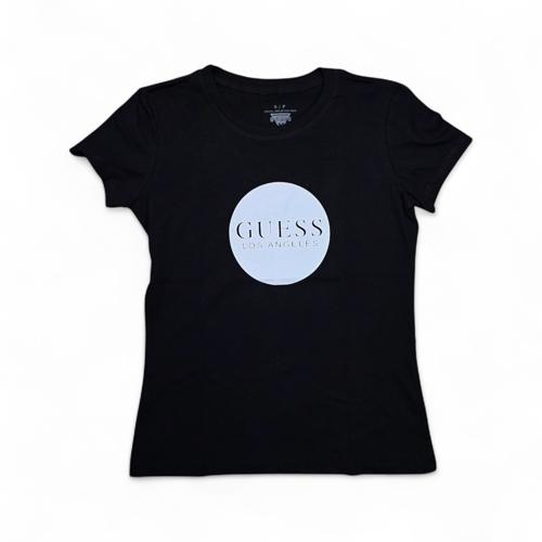 CAMISETA TALLA 2XL - RF - COD9 - BASIC - COTTON FIT - NEGRO/BLANCO