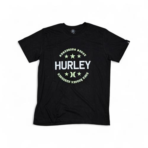 CAMISETA TALLA L - RF - COD12 - CLASSIC DEFAULT - BASIC - NEGRO/VERDE