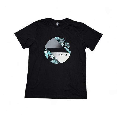 CAMISETA TALLA XL - RF - COD12 - CLASSIC DEFAULT - BASIC - NEGRO/TURQUESA