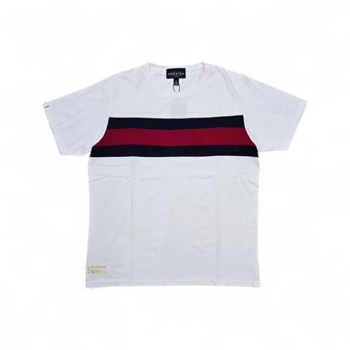 CAMISETA TALLA L - RF - COD41 - CLASSIC DEFAULT - BASIC - BLANCO/ROJO/AZUL