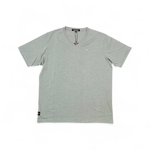 CAMISETA TALLA M - RF - COD41 - CUELLO V - BASIC - PLOMO