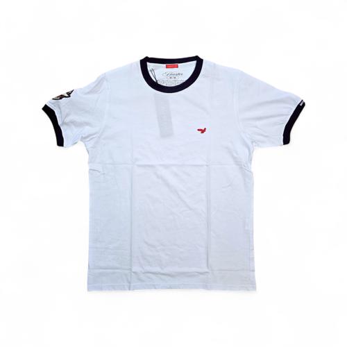 CAMISETA TALLA S - RF - COD41 - NAVAL - BASIC - BLANCO