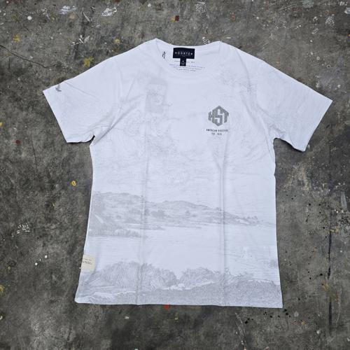 CAMISETA TALLA M - RF - COD41 - BORDADO IZQUIERDO - BASIC TSHIRT - BLANCO