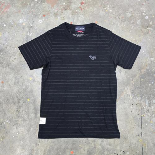 CAMISETA TALLA S - RF - COD41 - BORDADO AGUILA IZQUIERDO - BASIC TSHIRT - NEGRO