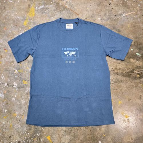 "CAMISETA TALLA M - OV - COD11 - URBAN BASIC STYLE - T-SHIRT OVERSIZE -  REF #1 (MAPA)AZUL ACERO (ACERO)"
