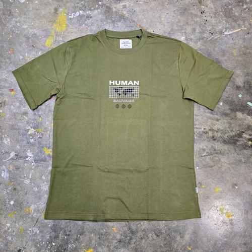"CAMISETA TALLA M - OV - COD11 - URBAN BASIC STYLE - T-SHIRT OVERSIZE -  REF #1 (MAPA)VERDE MILITAR CLARO (TEA LEAF) "