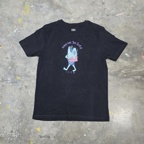 CAMISETA TALLA M - OV - COD13 - READY FOR THE BEACH - OVERSIZE BASIC TSHIRT - NEGRO