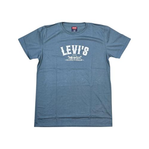 CAMISETA TALLA S - RF - COD16 - CLASSIC DEFAULT - BASIC - AZUL ACERO