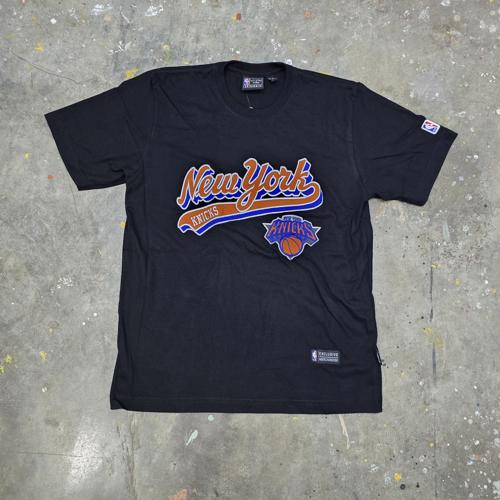 CAMISETA TALLA L - RF - COD112 - BORDADO PELOTA - BASIC TSHIRT - NEGRO
