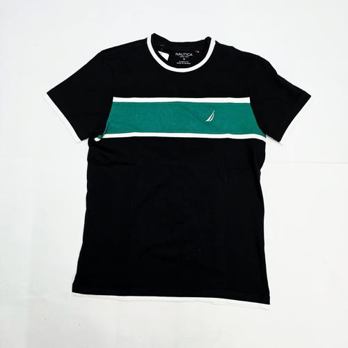 CAMISETA TALLA 2XL - RF - COD17 - BASIC - STYLE BASIC T-SHIRT -NEGRO/VERDE