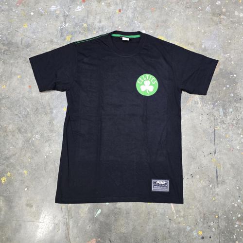CAMISETA TALLA L - RF - COD116 - TREBOL - BASIC TSHIRT - NEGRO