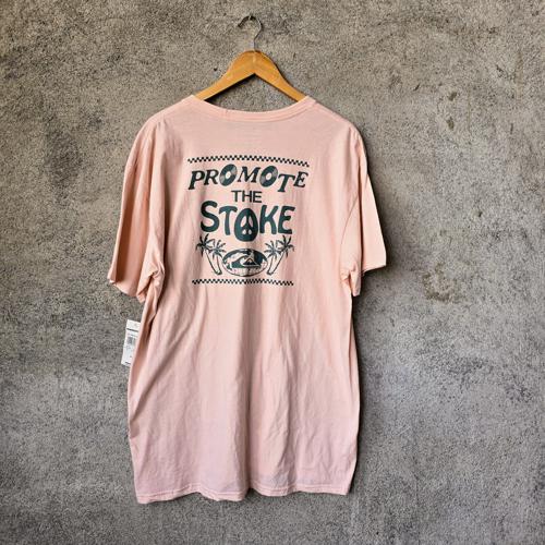 CAMISETA TALLA XL - RF - COD22 - GNL BASIC ROSADA/PLOMO