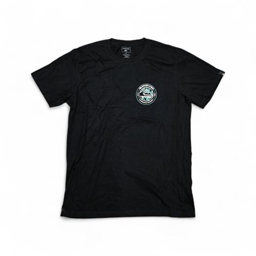 CAMISETA TALLA XL - RF - COD22 - CLASSIC DEFAULT - BASIC - NEGRO/TURQUESA/BL