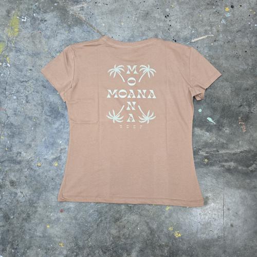 CAMISETA TALLA 2XL - RF - COD64 - BASIC - COTTON FIT - CAFÉ CLARO/BEIG