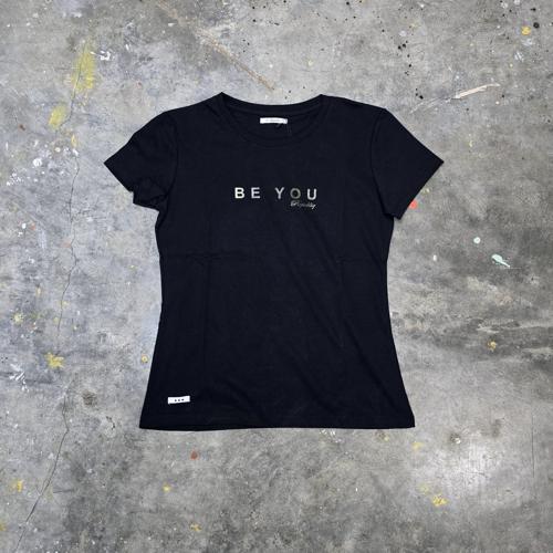 CAMISETA TALLA L - RF - COD25 - BASIC - REPUBLIQ - NEGRO / AMAR. ESC