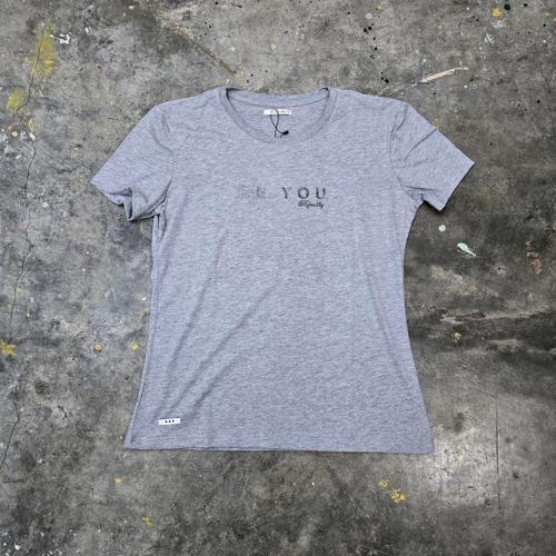 CAMISETA TALLA 2XL - RF - COD25 - BASIC - REPUBLIQ - GRIS/ NEGRO