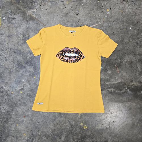 CAMISETA TALLA 2XL - RF - COD25 - BASIC - REPUBLIQ - MOSTAZA