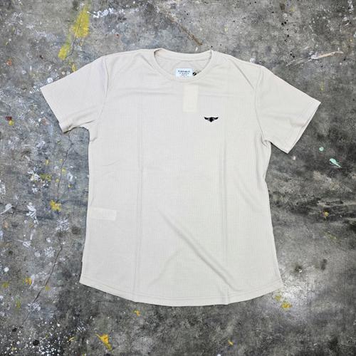CAMISETA TALLA M - RF - COD25 - HENLEY ROYAL 01 - TEXTURE BASIC - CAKI (ABANO)