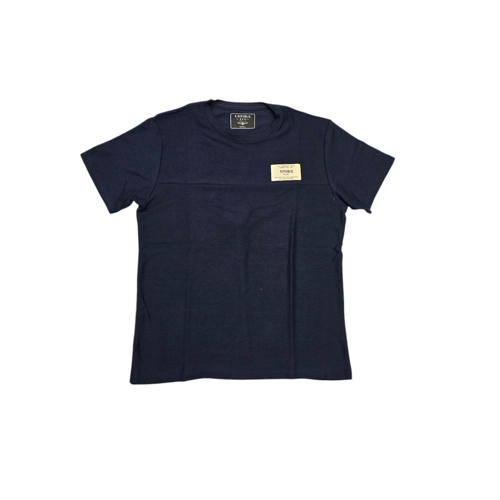 CAMISETA TALLA 2XL - UB - COD25 - REG. FIT /H03 - TEXTURE BASIC - 2 - AZUL MARINO