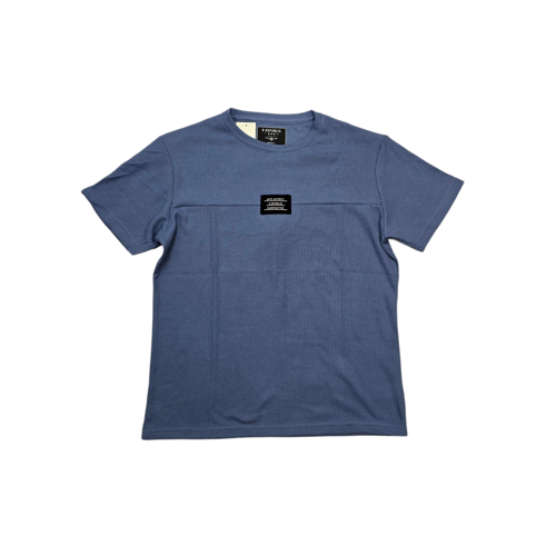 CAMISETA TALLA M - UB - COD25 - REG. FIT /H02 - TEXTURE BASIC - 2 - CELESTE JOSEFINA