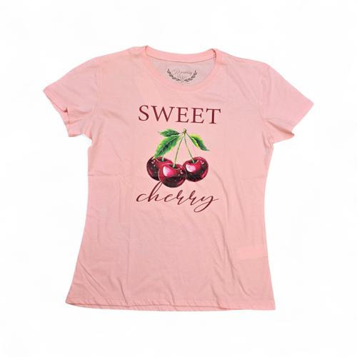 CAMISETA TALLA 2XL - RF - COD25 - BASIC - COTTON FIT - PALO ROSA