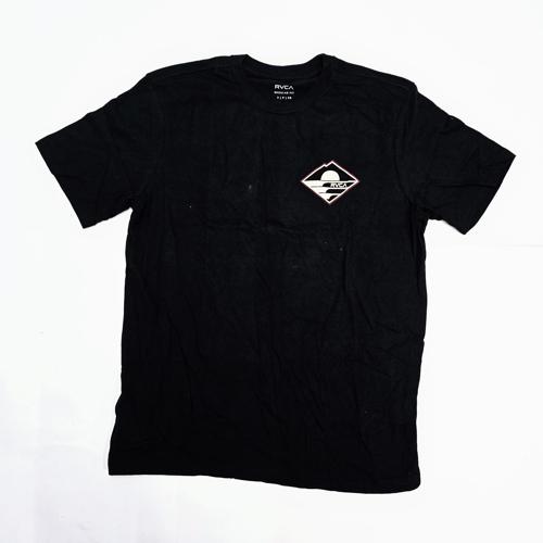 CAMISETA TALLA S - RF - COD26 - SUNSWELL - STYLE BASIC T-SHIRT -NEGRO/BLANCO