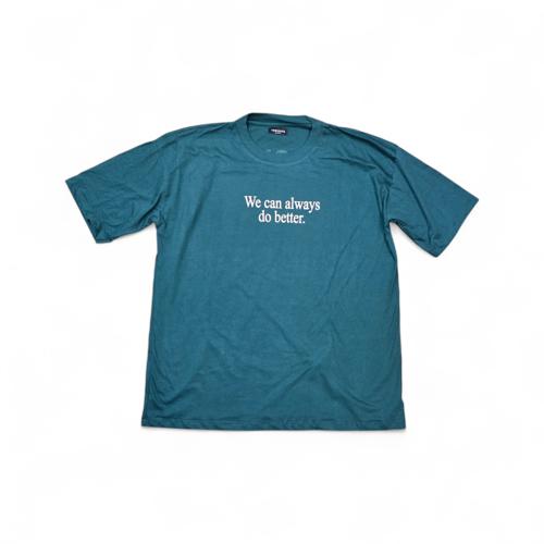 CAMISETA TALLA M - UB - COD102 - URBAN OVERSIZE - BASIC - VERDE/BL