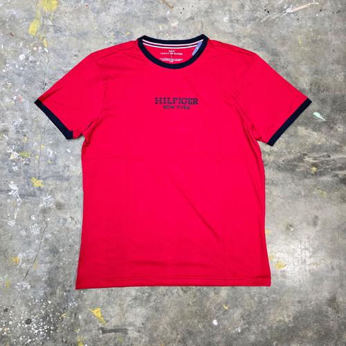 CAMISETA TALLA 2XL - RF - COD30 - BASIC - STYLE BASIC T-SHIRT -ROJO/AZUL MARINO