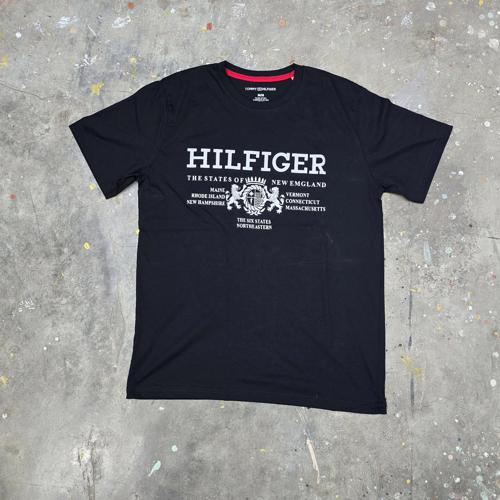 CAMISETA TALLA M - RF - COD30 - THE STATES OF NEW EMGLAND - BASIC TSHIRT - NEGRO