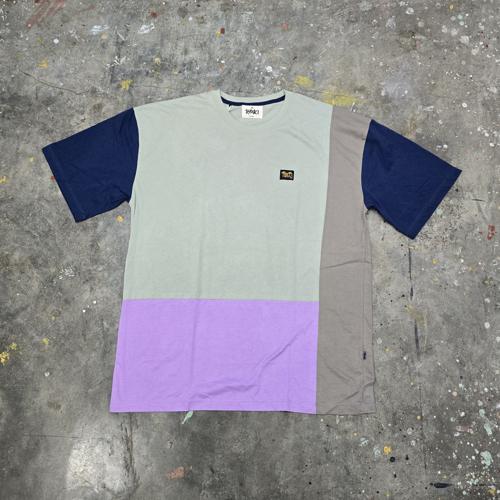CAMISETA TALLA L - RF - COD118 - CUADRO NEGRO - BASIC TSHIRT - VERDE OLIVO