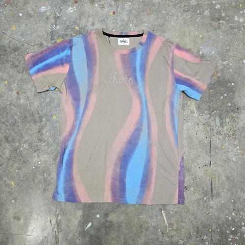 CAMISETA TALLA L - RF - COD118 - BORDADO CENTRO - BASIC TSHIRT - CAFÉ