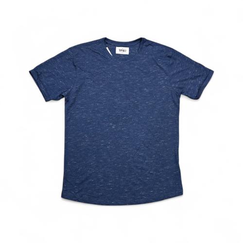 CAMISETA TALLA L - RF - COD118 - CLASICS - BASIC - AZUL MARINO