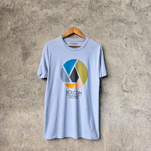 CAMISETA TALLA M - RF - COD34 - GNL BASIC CELESTE/VERDE/MELON/AMARILLO