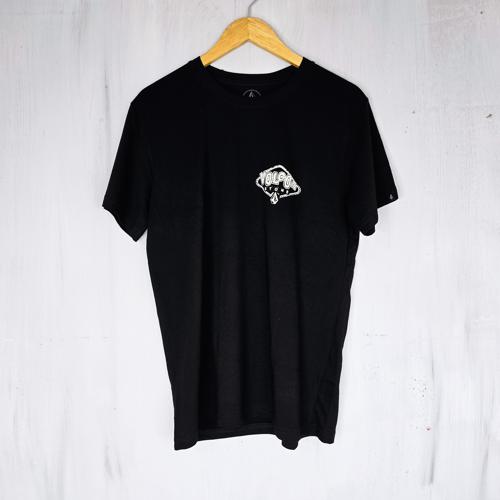 CAMISETA TALLA M - RF - COD34 - REGULAR BASIC FIT - NEGRO