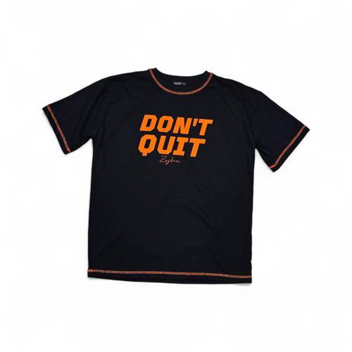 CAMISETA TALLA M - UB - COD120 - URBAN OVERSIZE - BASIC - NEGRO/NARANJA